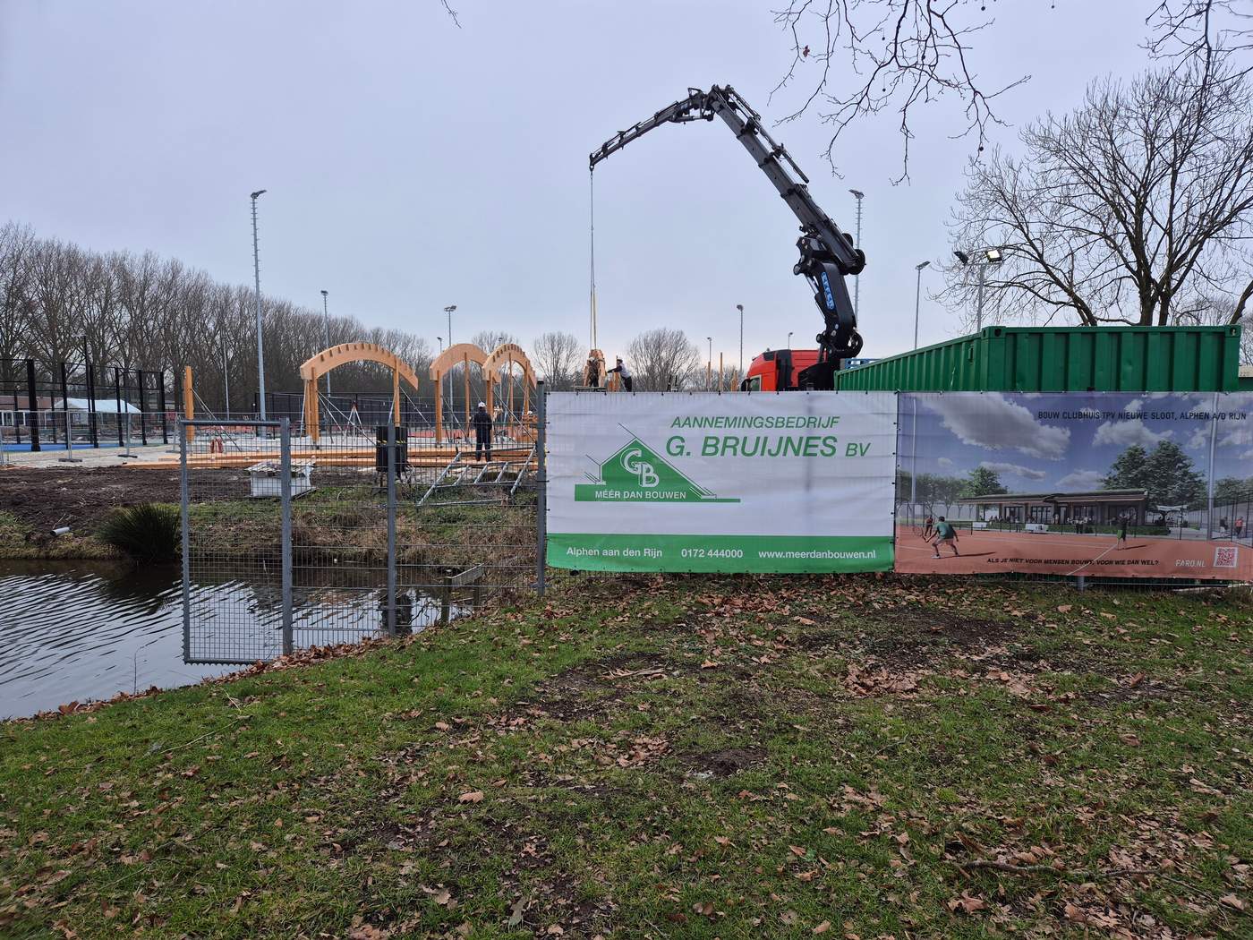 Nieuwbouw clubhuis tennisvereniging Nieuwe Sloot  Meer dan bouwen