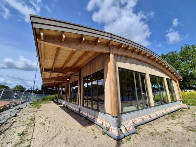 Nieuwbouw clubhuis tennisvereniging Nieuwe Sloot  Meer dan bouwen