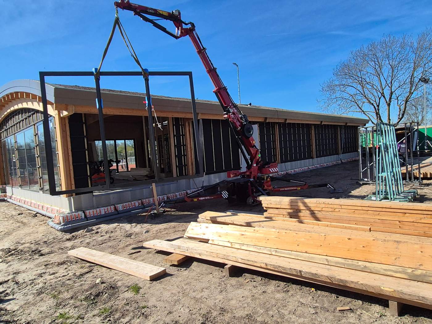 Nieuwbouw clubhuis tennisvereniging Nieuwe Sloot  Meer dan bouwen