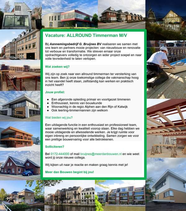 Aanbouw, opbouw, dakkapel of verbouwing, wij realiseren uw woonwensen  Meer dan bouwen