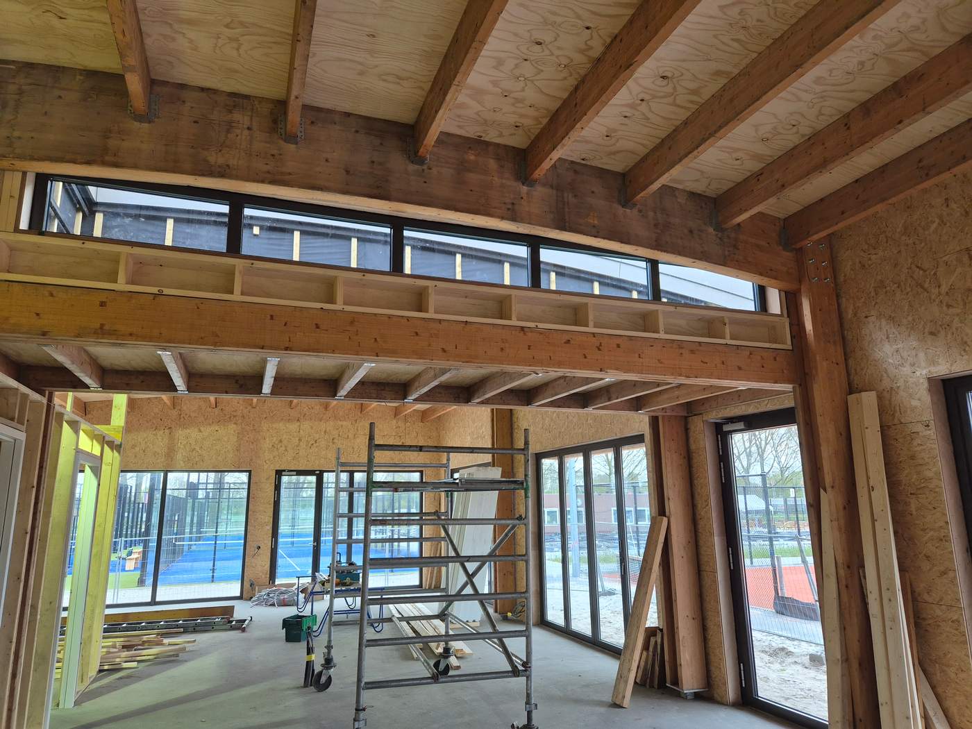 Nieuwbouw clubhuis tennisvereniging Nieuwe Sloot  Meer dan bouwen