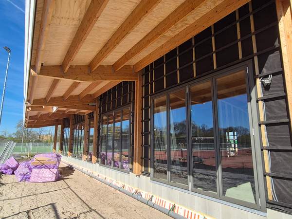 Nieuwbouw clubhuis tennisvereniging Nieuwe Sloot  Meer dan bouwen